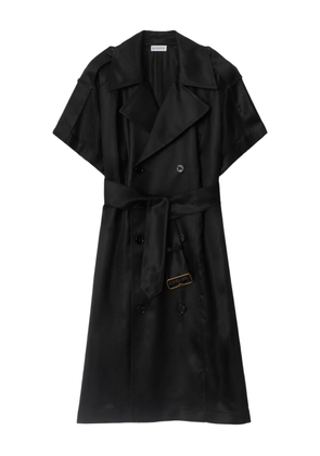 Burberry short-sleeved trench dress - Black