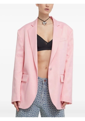 MOSCHINO JEANS Pocket Blazer - Pink