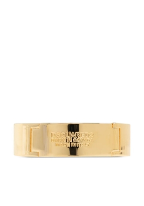 DSQUARED2 logo-engraved bracelet - Gold