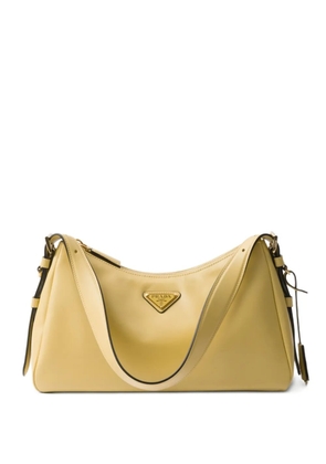 Prada medium Aimée leather shoulder bag - Yellow