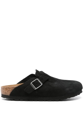 Birkenstock Boston suede mules - Black