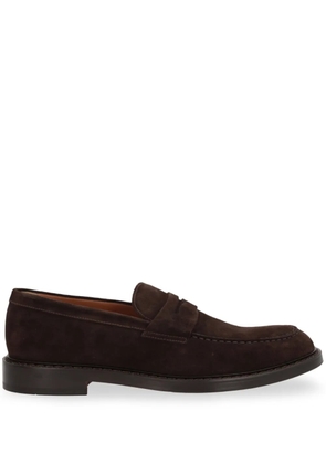 Doucal's suede loafers - Brown