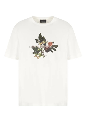 Emporio Armani fig-print T-shirt - White