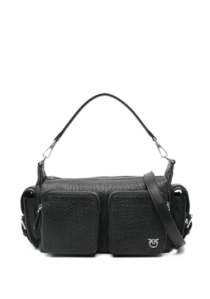 PINKO Love Birds-appliqué tote bag - Black