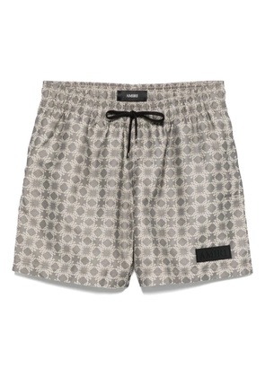 AMIRI graphic-print swim shorts - Neutrals
