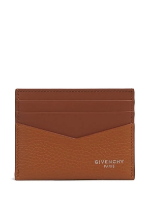 Givenchy grained-leather card holder - Brown