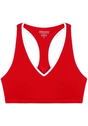 Sporty & Rich Runner Box sports bra - Red