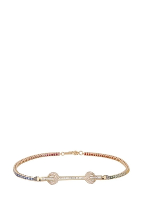 Ananya 18kt yellow gold Chakra multi-stone choker