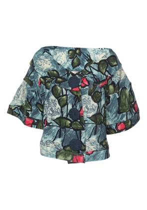 Kenzo Pre-Owned floral-print blouse - Blue