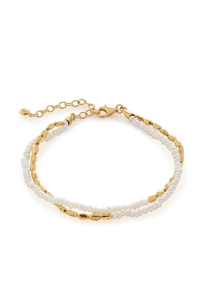 Monica Vinader beaded-strand bracelet - Gold