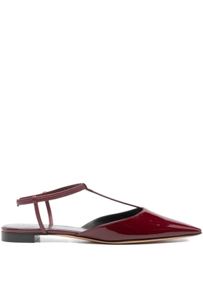 ERALDO point-toe flat pumps - Red
