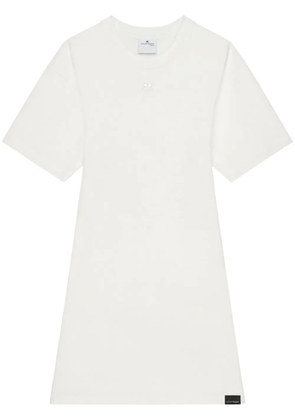 Courrèges cotton mini dress - White