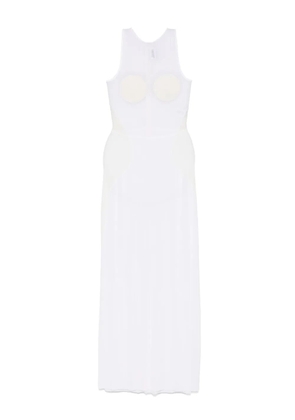 Jean Paul Gaultier conical maxi dress - White
