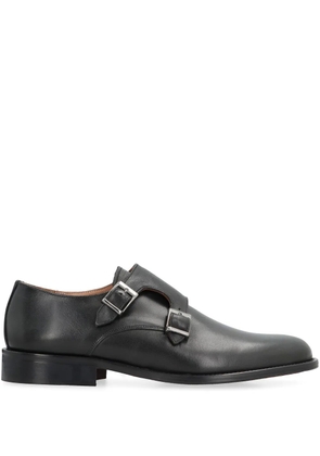 Bruno Magli double-buckle monk shoes - Black