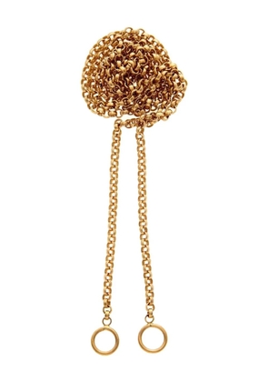 Marla Aaron 14K yellow gold Rolo chain necklace