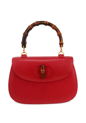Gucci Pre-Owned 1990s large Bamboo shoulder bag - Red