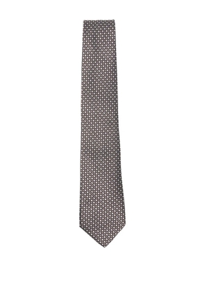 Canali dotted-pattern tie - Brown