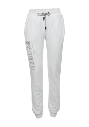 Roberto Cavalli Vintage logo-print track pants - White