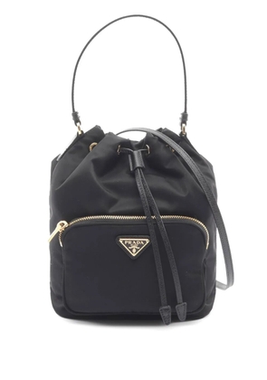 Prada Pre-Owned 2013-2025 Tessuto Duet bucket bag - Black
