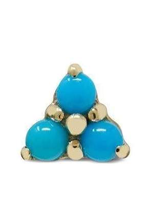 Anzie 14K yellow gold Cléo turquoise earring
