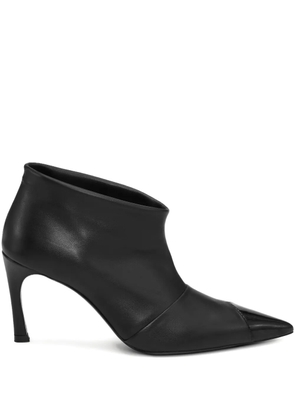 ROTATE BIRGER CHRISTENSEN pointed-toe leather boots - Black