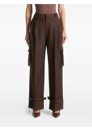 Manière De Voir Danielle pleated trousers - Brown