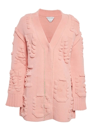 Bottega Veneta Pre-Owned textured cardigan - Pink