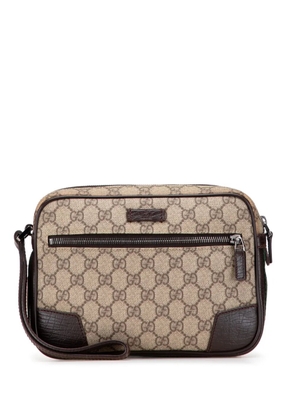 Gucci Pre-Owned 2000-2015 GG Supreme Web clutch bag - Brown