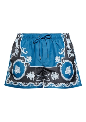 Versace printed swim shorts - Blue
