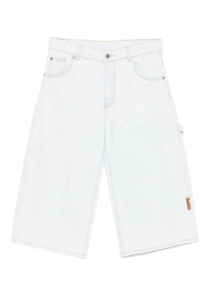 Off-White five-pocket denim shorts - Blue