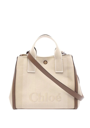 Chloé Pre-Owned 2010-2025 Canvas Carry satchel - Brown
