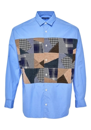 Comme des Garçons Homme oxford multi fabrics shirt - Blue