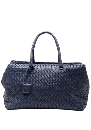 Bottega Veneta Pre-Owned 2012-2025 Large Nappa Intrecciato Brick tote bag - Blue
