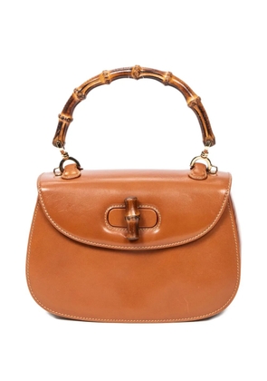 Gucci Pre-Owned 1990s bamboo-handle leather bag - Brown