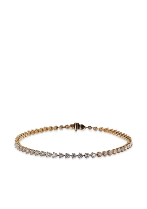 Lisa Nik 18K rose gold embellished diamond bracelet - Pink