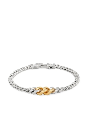 Tom Wood sterling silver Dean Duo chain bracelet