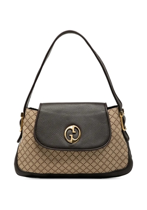 Gucci Pre-Owned 2000-2015 Diamante Canvas 1973 shoulder bag - Brown