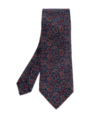 ETRO paisley silk tie - Blue