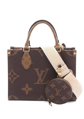 Louis Vuitton Pre-Owned 2021-2025 Monogram Reverse Giant OnTheGo PM handbag - Brown
