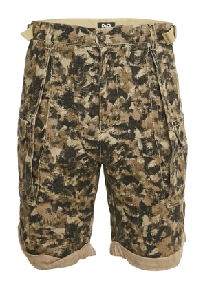 Dolce & Gabbana Pre-Owned camouflage cargo shorts - Green