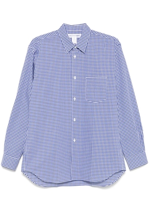 Comme Des Garçons Shirt check-pattern shirt - Blue