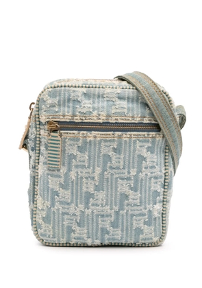 Fendi Pre-Owned 2000-2010 Zucca Denim crossbody bag - Blue