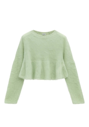 LOEWE peplum-hem sweater - Green