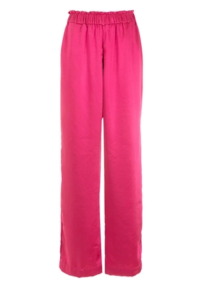 Olympiah elasticated wide-leg trousers - Pink