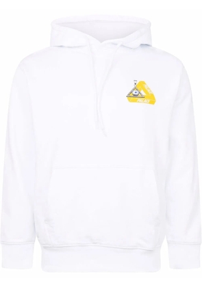Palace Tri-Smiler graphic-print hoodie - White