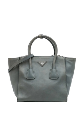 Prada Pre-Owned 2010-2025 Glace Calf Twin Pocket satchel - Grey