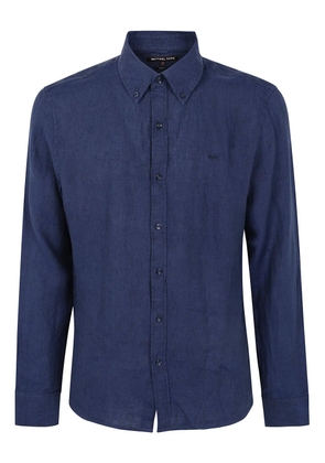 Michael Kors logo-embroidered shirt - Blue