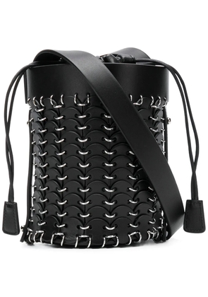 Rabanne mini-bucket tote bag - Black