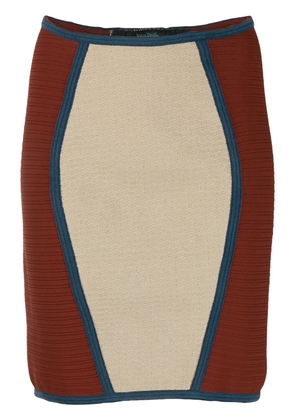 Jean Paul Gaultier Pre-Owned 1990 knitted pencil skirt - Red