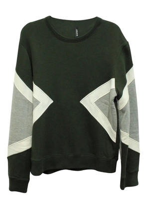Neil Barrett geometric-pattern sweatshirt - Green